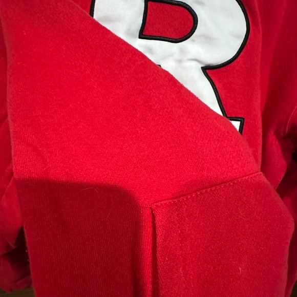 Red Rutgers Hoodie, Size L (16-18), Colosseum, good condition. - Picture 5 of 7